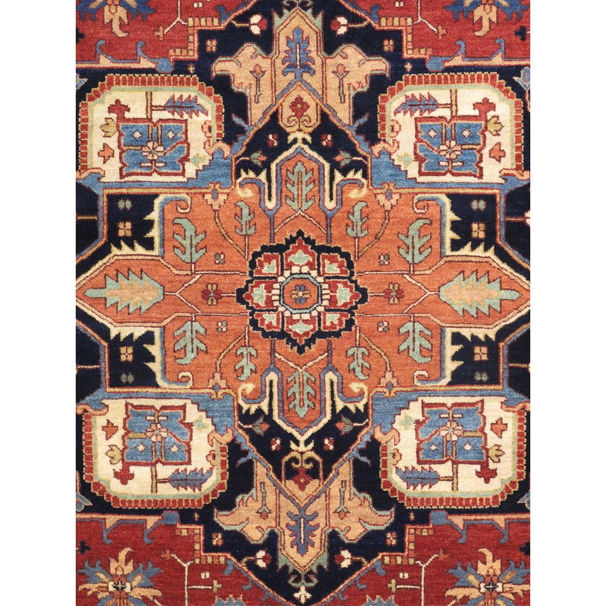 Serapi Hand-Knotted Wool Area Rug