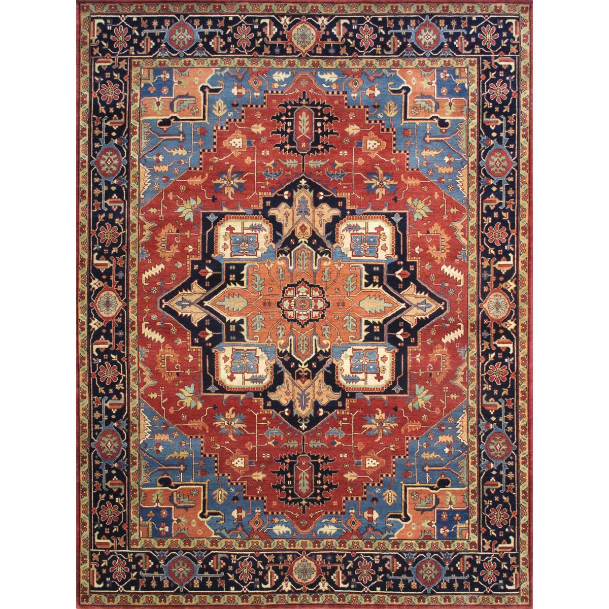 Serapi Hand-Knotted Wool Area Rug