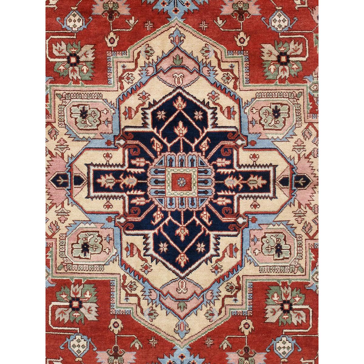 Serapi Hand-Knotted Wool Area Rug