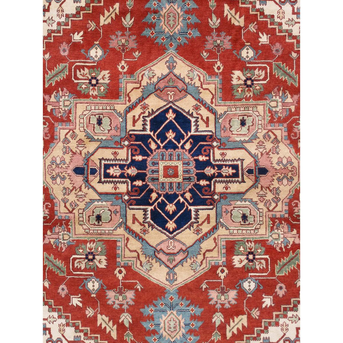 Serapi Hand-Knotted Wool Area Rug