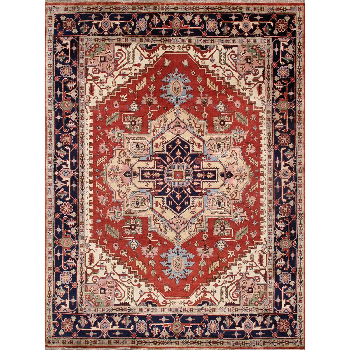 Serapi Hand-Knotted Wool Area Rug
