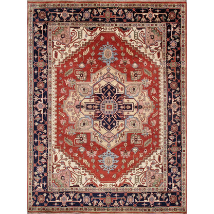 Serapi Hand-Knotted Wool Area Rug