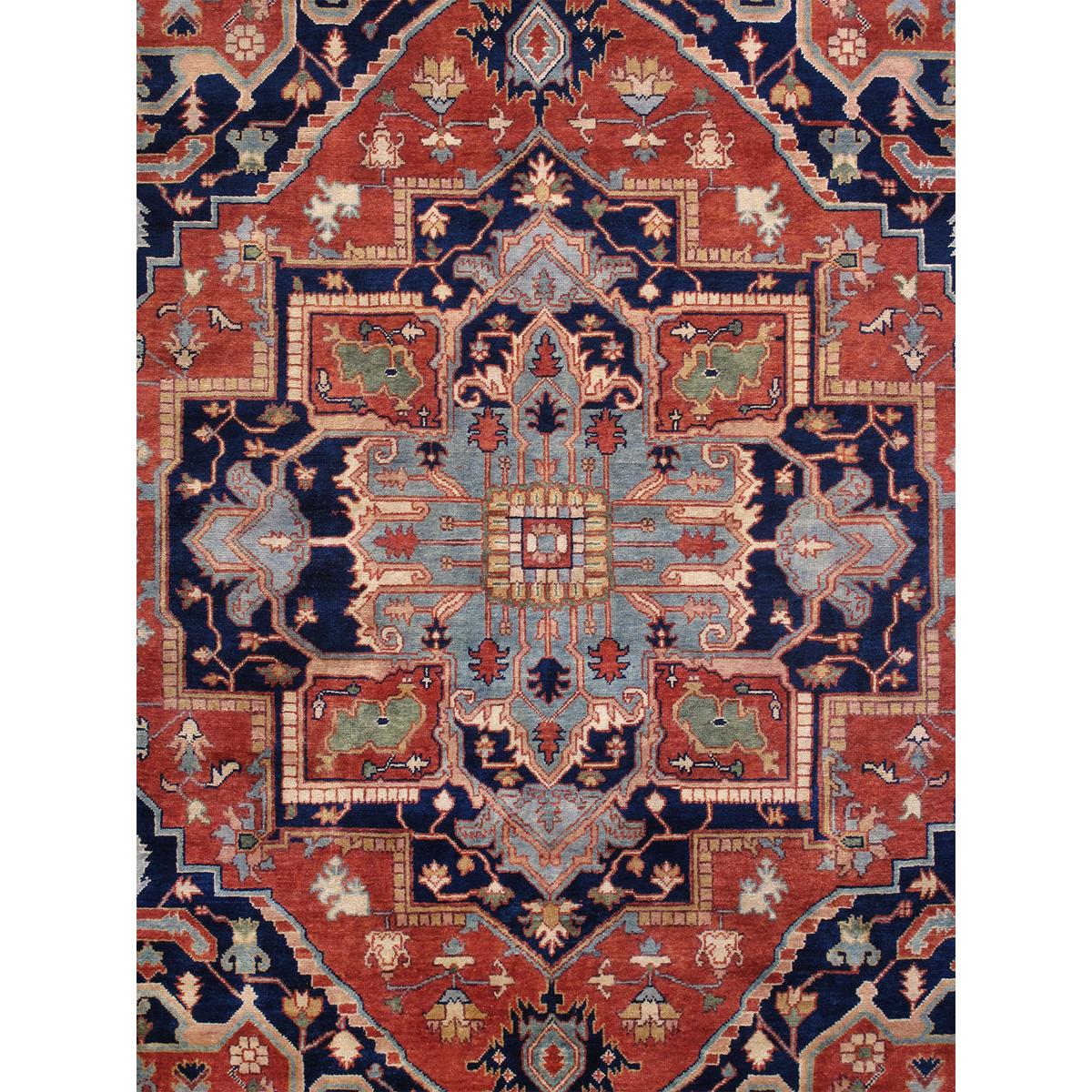 Serapi Hand-Knotted Wool Oriental Area Rug