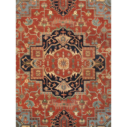 Serapi Hand-Knotted Wool Oriental Area Rug