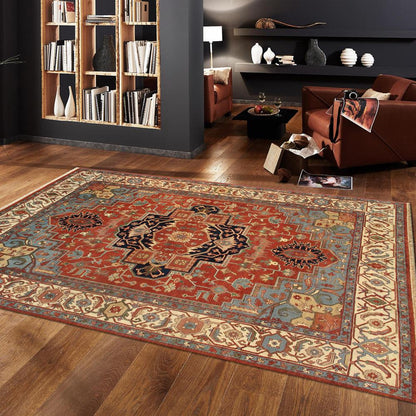 Serapi Hand-Knotted Wool Oriental Area Rug
