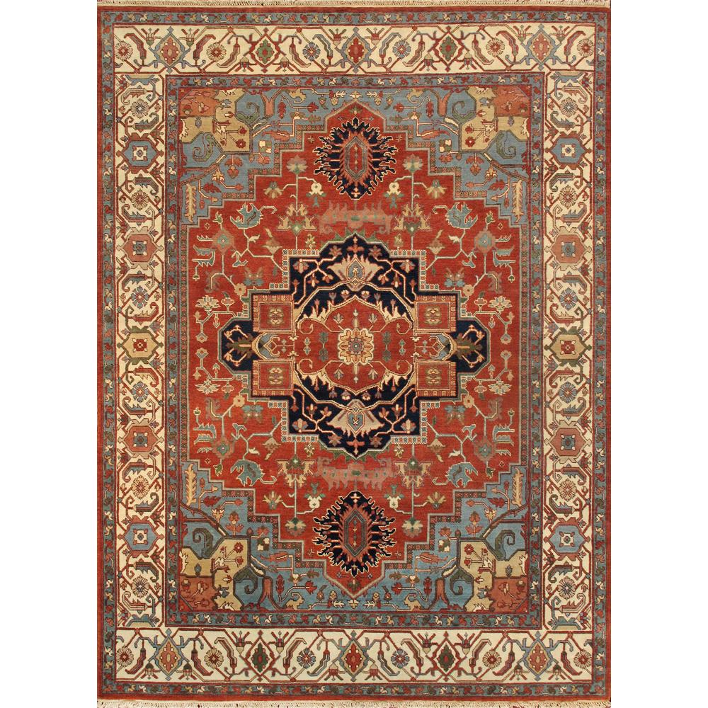 Serapi Hand-Knotted Wool Oriental Area Rug