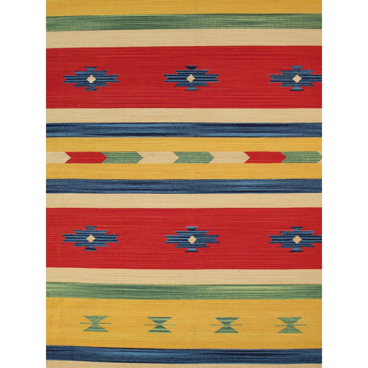 Anatolian Flatweave Cotton Area Rug