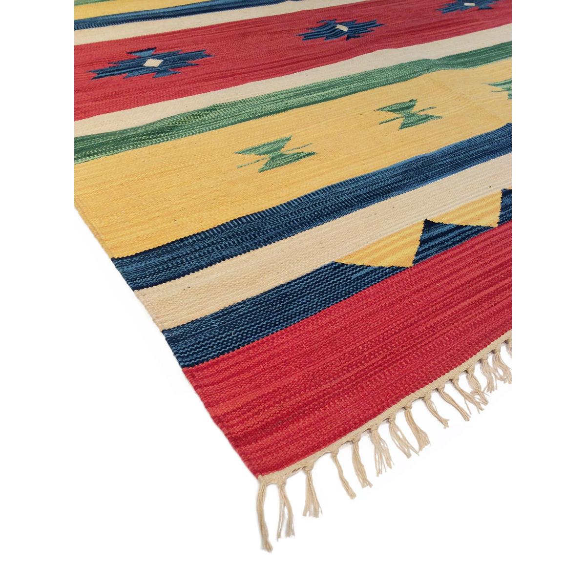 Anatolian Flatweave Cotton Area Rug