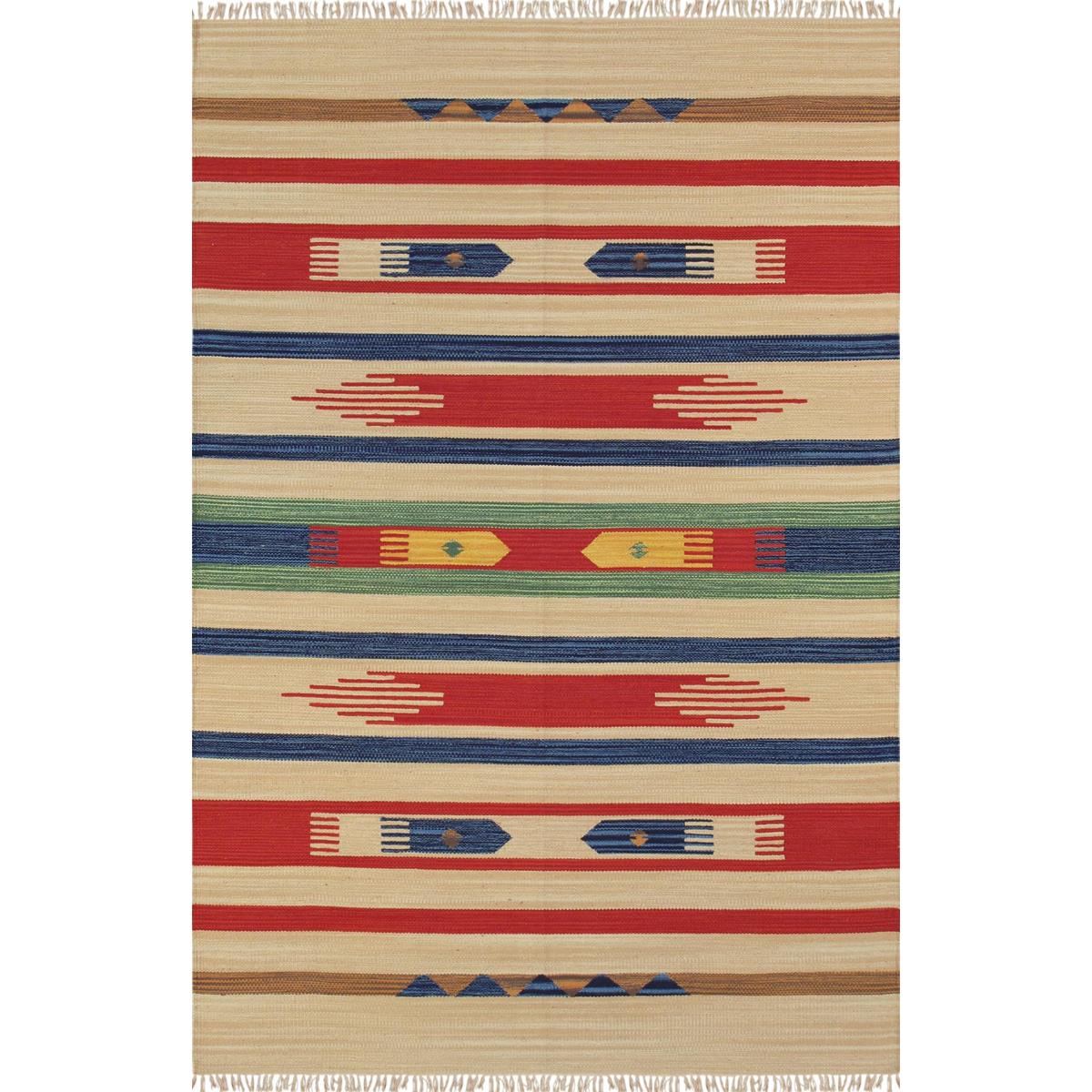 Anatolian Flatweave Cotton Area Rug