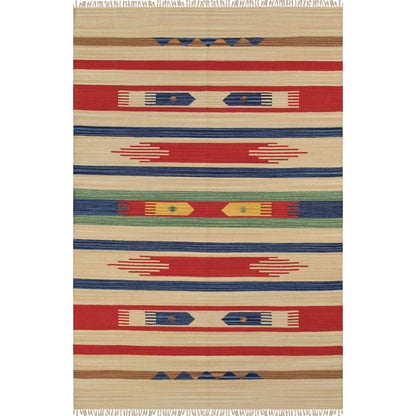 Anatolian Flatweave Cotton Area Rug