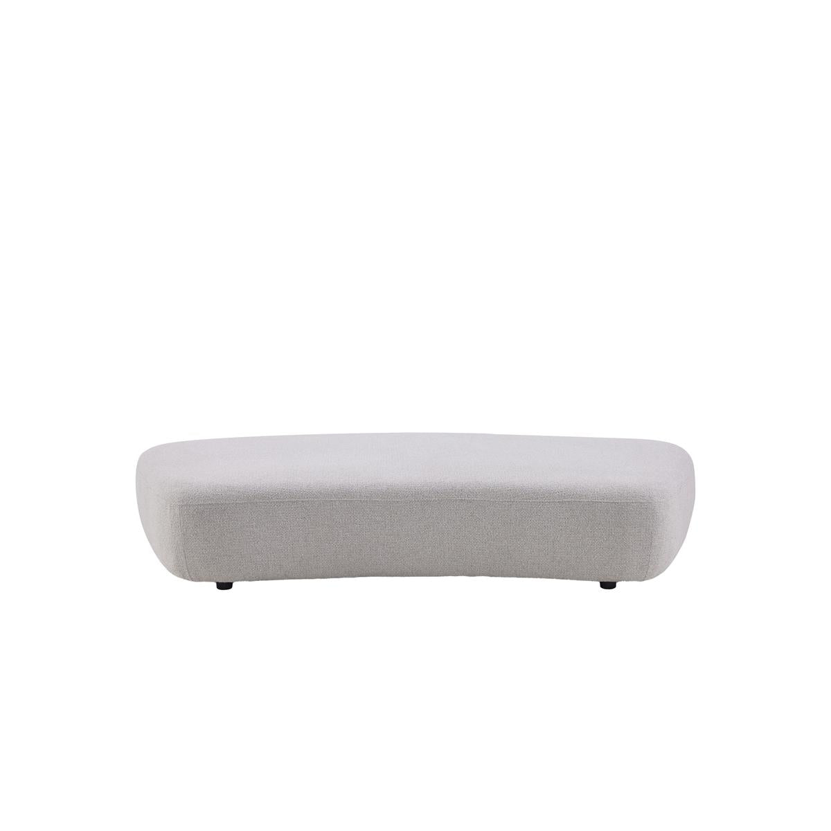 Zerani Upholstered Curved Sofa with Movable Backrests