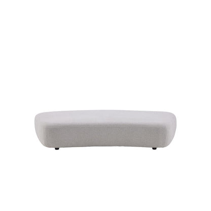 Zerani Upholstered Curved Sofa with Movable Backrests