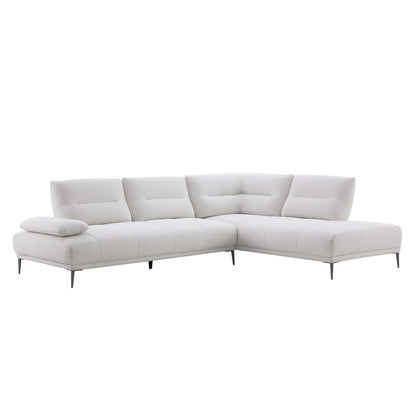 Manhattan L-Shaped Sectional Sofa with Adjustable Backrests