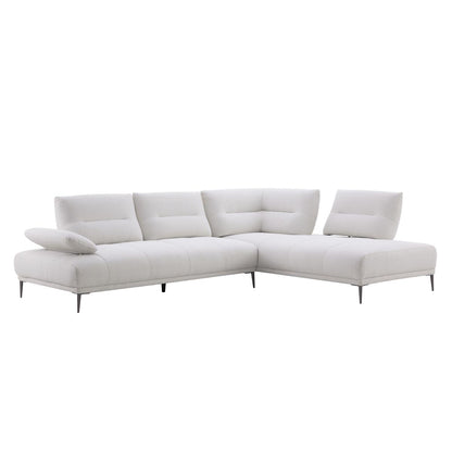 Manhattan L-Shaped Sectional Sofa with Adjustable Backrests