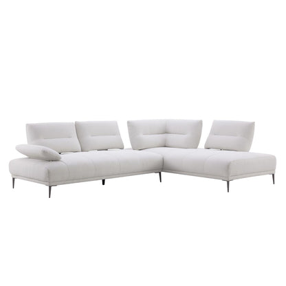 Manhattan L-Shaped Sectional Sofa with Adjustable Backrests