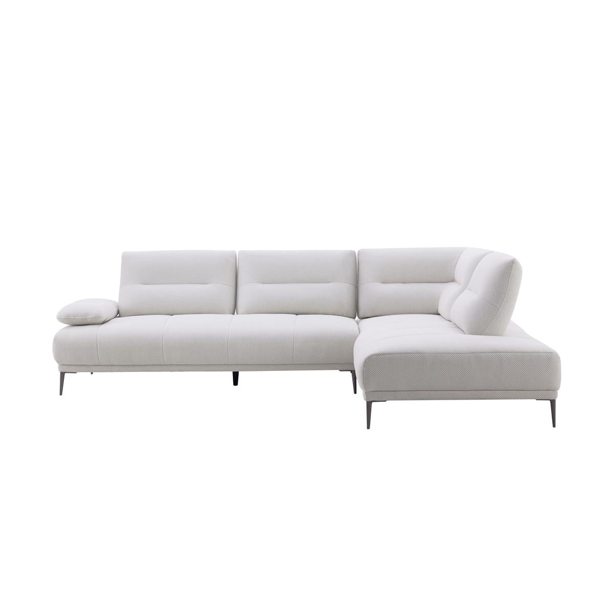 Manhattan L-Shaped Sectional Sofa with Adjustable Backrests