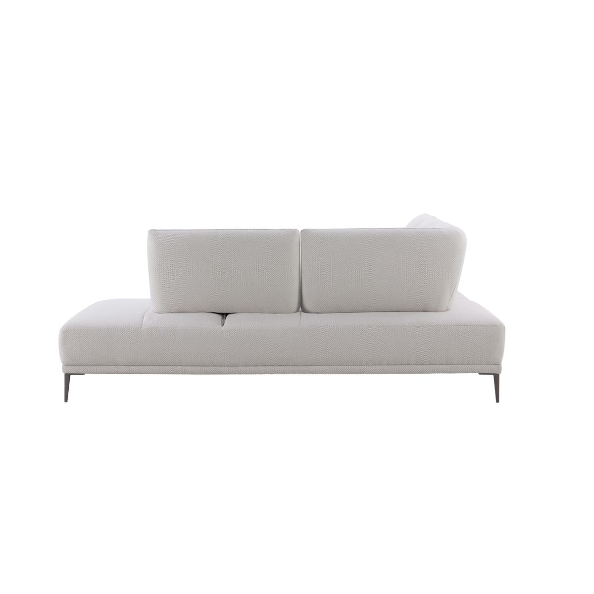 Manhattan L-Shaped Sectional Sofa with Adjustable Backrests