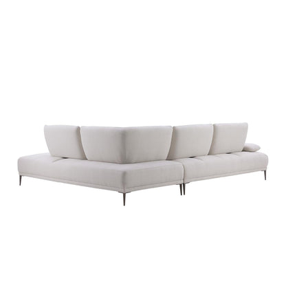 Manhattan L-Shaped Sectional Sofa with Adjustable Backrests