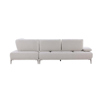 Manhattan L-Shaped Sectional Sofa with Adjustable Backrests