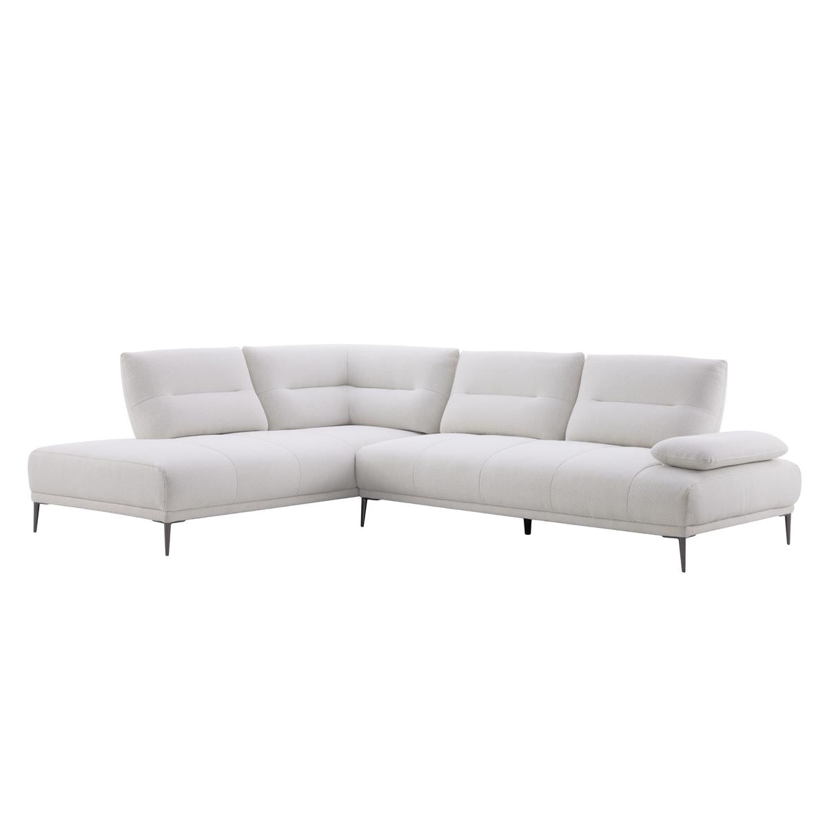 Manhattan L-Shaped Sectional Sofa with Adjustable Backrests