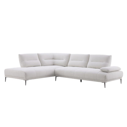 Manhattan L-Shaped Sectional Sofa with Adjustable Backrests