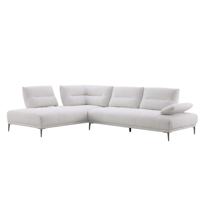 Manhattan L-Shaped Sectional Sofa with Adjustable Backrests