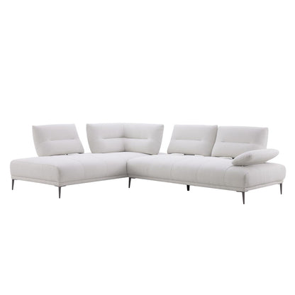 Manhattan L-Shaped Sectional Sofa with Adjustable Backrests