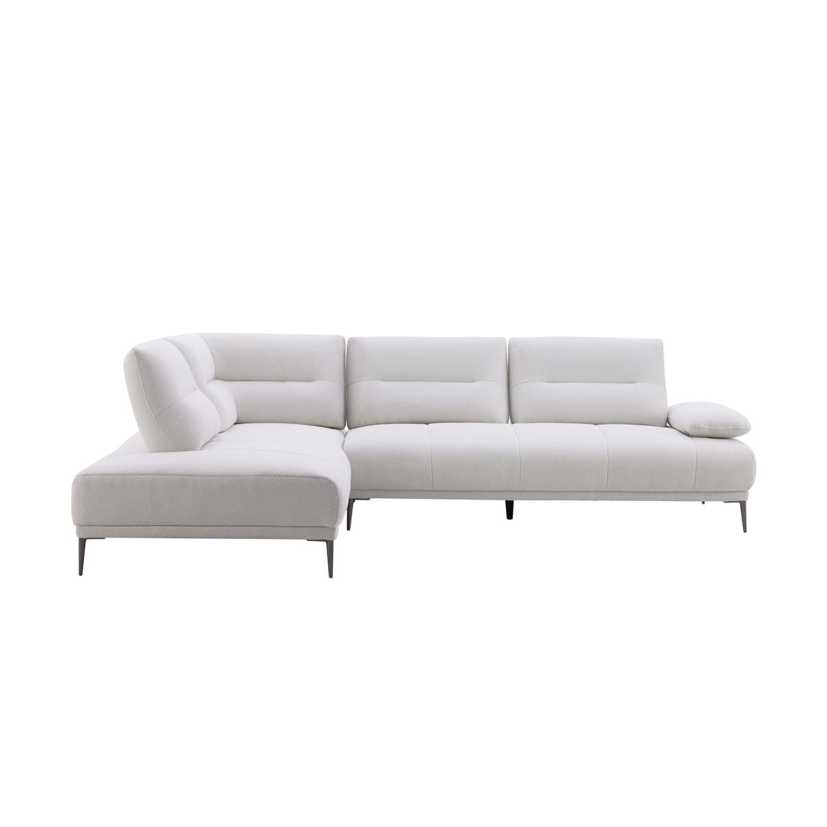 Manhattan L-Shaped Sectional Sofa with Adjustable Backrests