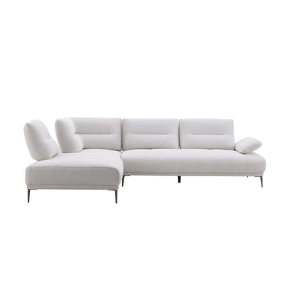 Manhattan L-Shaped Sectional Sofa with Adjustable Backrests