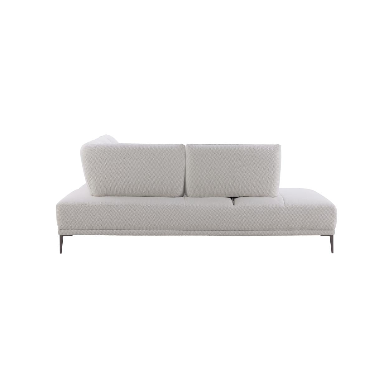 Manhattan L-Shaped Sectional Sofa with Adjustable Backrests