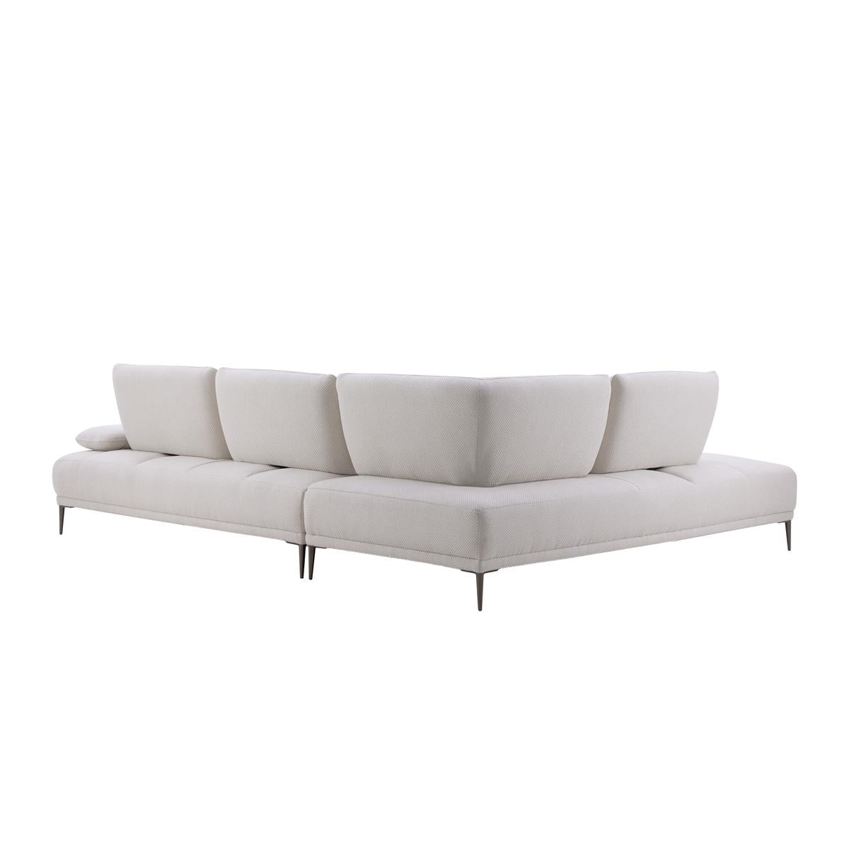 Manhattan L-Shaped Sectional Sofa with Adjustable Backrests