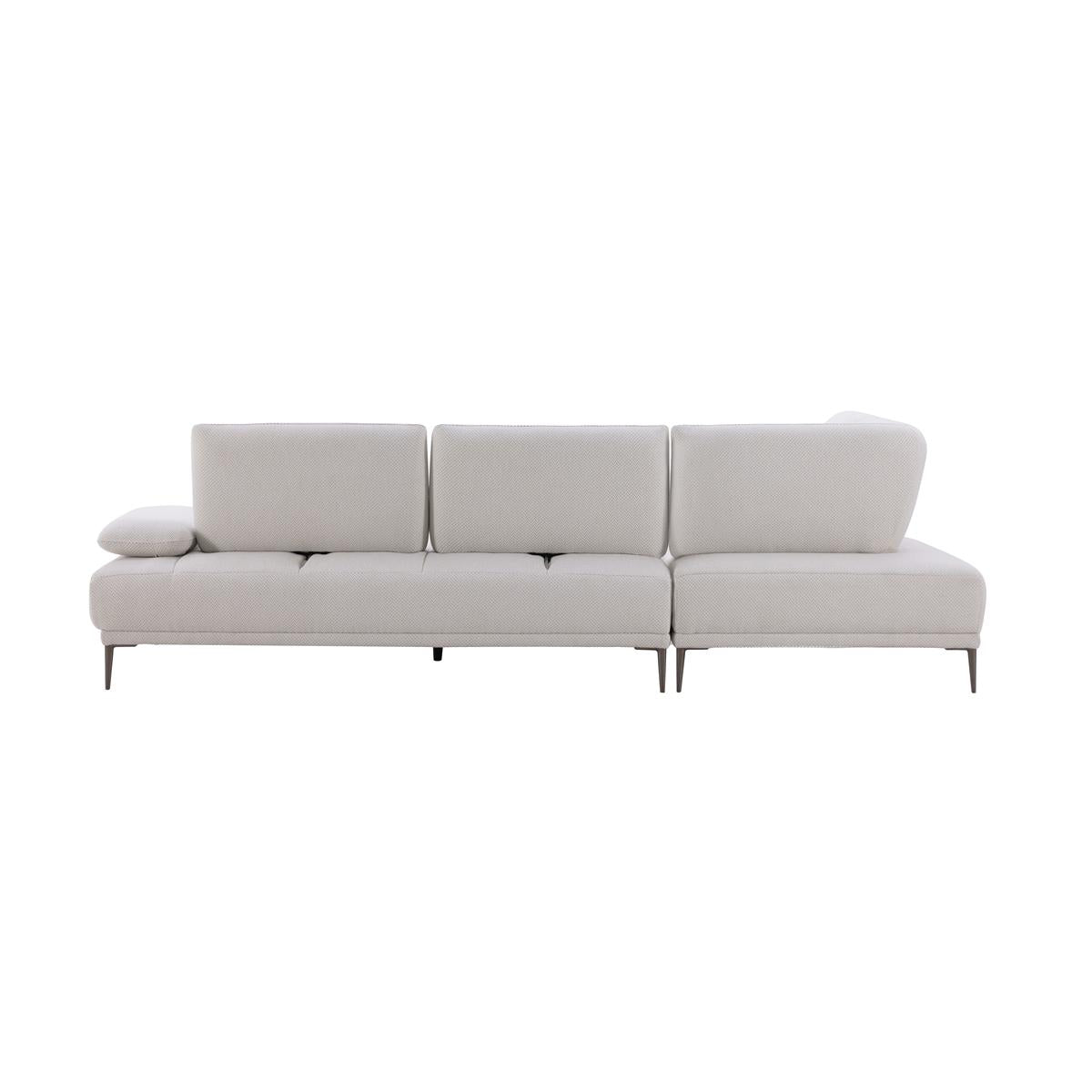 Manhattan L-Shaped Sectional Sofa with Adjustable Backrests