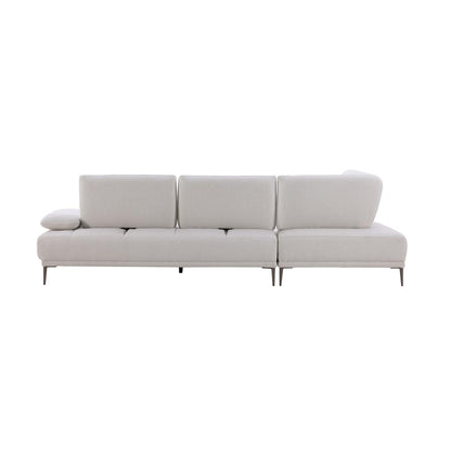 Manhattan L-Shaped Sectional Sofa with Adjustable Backrests