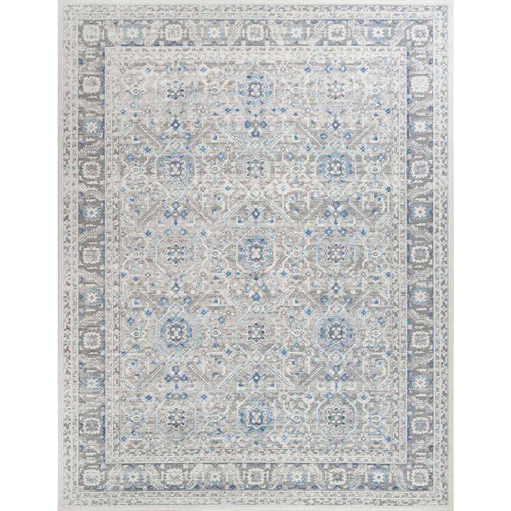Turkish Efes Design Gray/Light Gray Area Rug – luxedecorusa.com