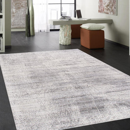 Amari Hand-Loomed Bamboo Silk & Wool Area Rug