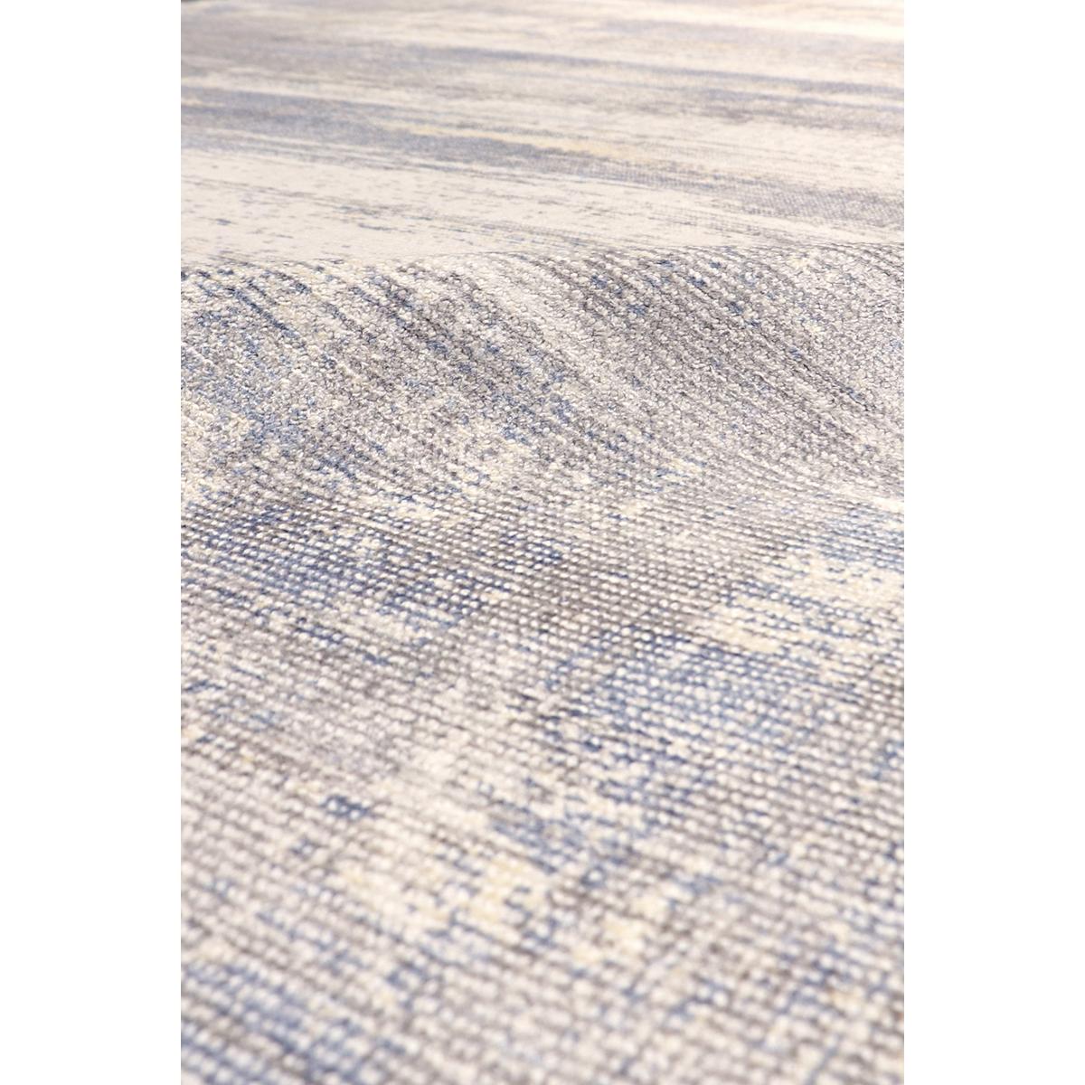 Modern Hand-Loomed Bamboo Silk & Wool Area Rug