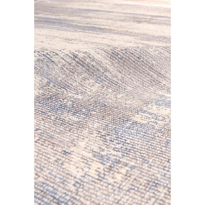 Modern Hand-Loomed Bamboo Silk & Wool Area Rug
