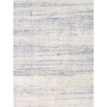 Modern Hand-Loomed Bamboo Silk & Wool Area Rug