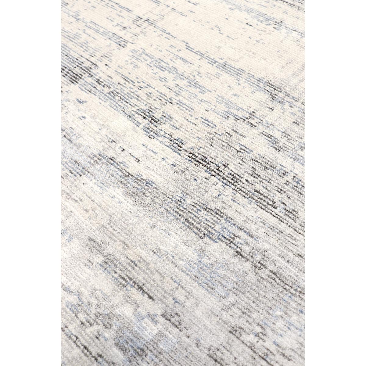 Modern Hand-Loomed Bamboo Silk & Wool Area Rug