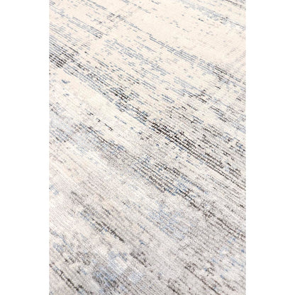 Modern Hand-Loomed Bamboo Silk & Wool Area Rug