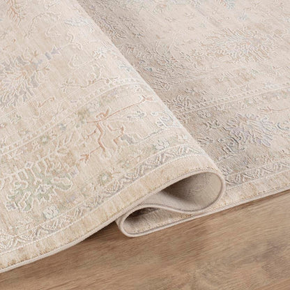 Amber Design Beige Area Rug