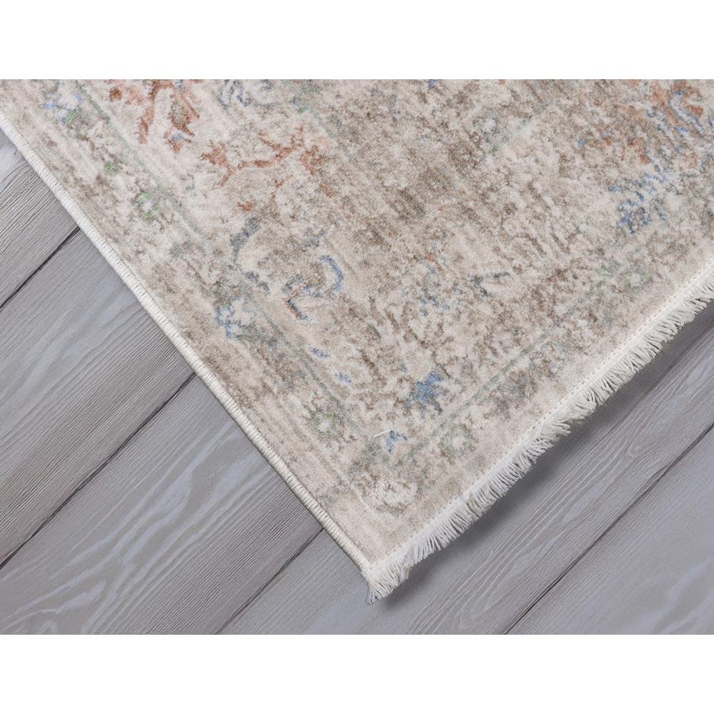 Amber Design Beige Area Rug