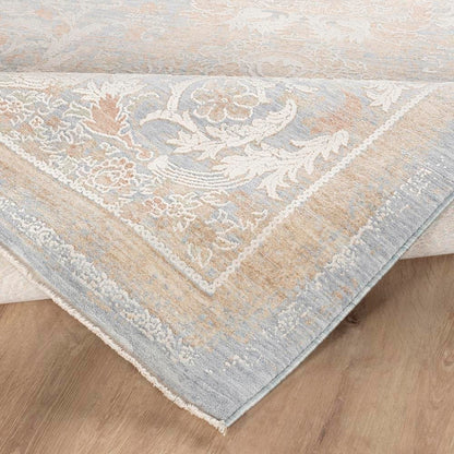 Amboise Design Light Blue/Ivory Area Rug