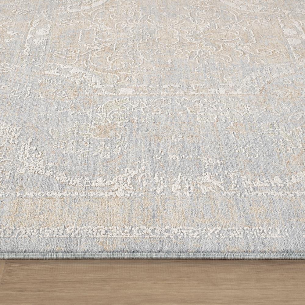Amboise Design Light Blue/Ivory Area Rug