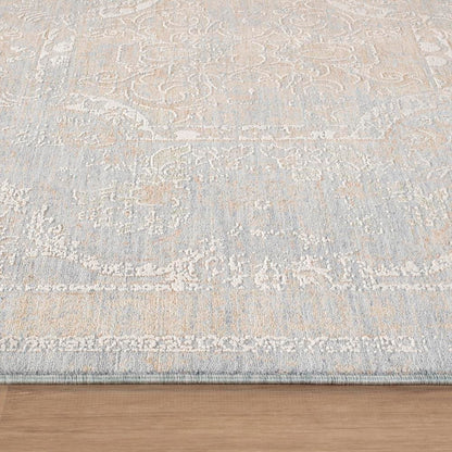 Amboise Design Light Blue/Ivory Area Rug