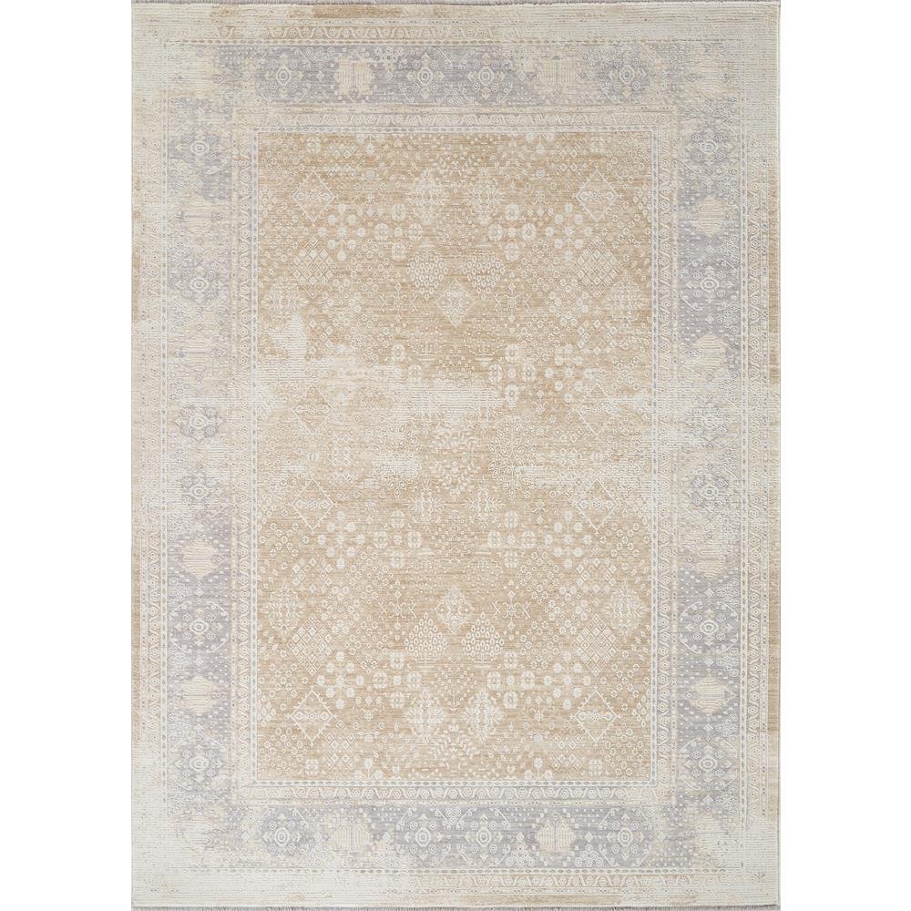 Eterna Design Beige/Light Blue Area Rug