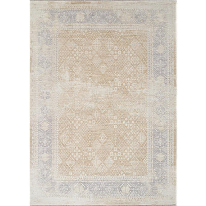 Eterna Design Beige/Light Blue Area Rug