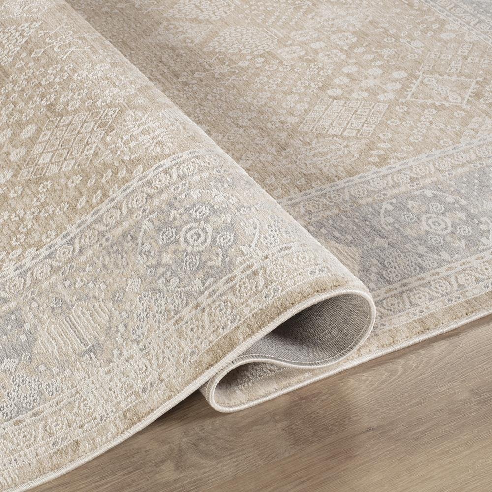 Eterna Design Beige/Light Blue Area Rug