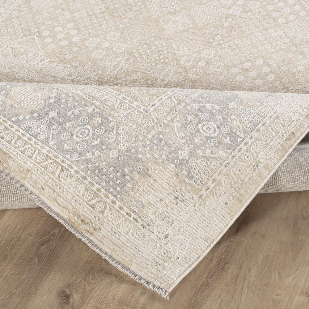 Eterna Design Beige/Light Blue Area Rug