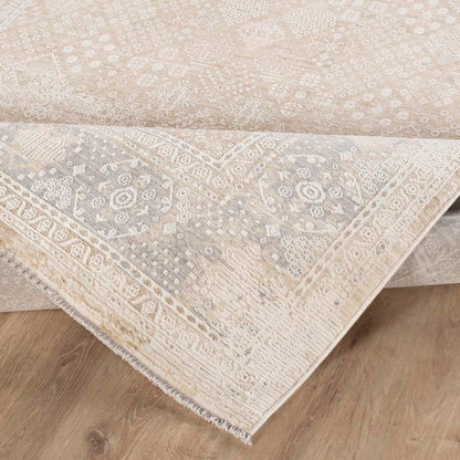 Eterna Design Beige/Light Blue Area Rug